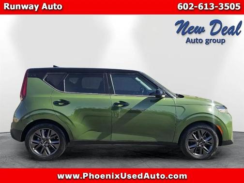 Undercover Green 2021 Kia Soul EX