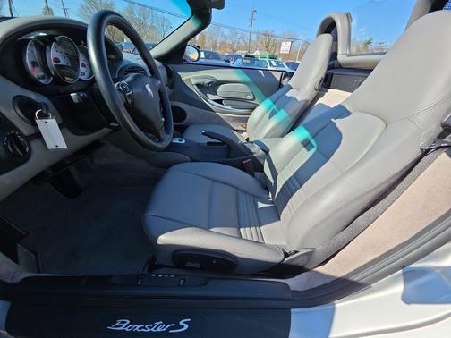 ARCTIC SILVER METALLIC WITH BLACK CONVERTIBLE TOP 2002 Porsche Boxster S