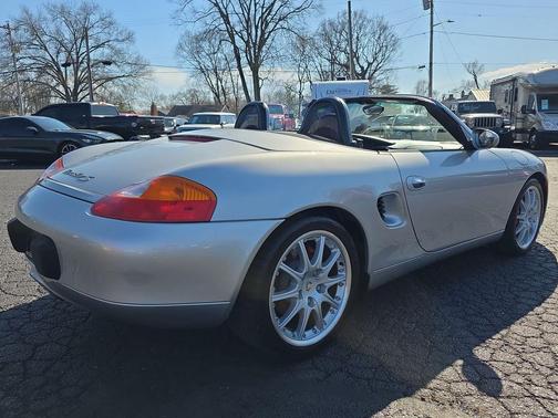 ARCTIC SILVER METALLIC WITH BLACK CONVERTIBLE TOP 2002 Porsche Boxster S