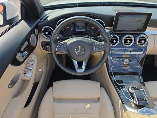 POLAR WHITE WITH BLACK TOP 2017 Mercedes-Benz C-Class C 300 4MATIC