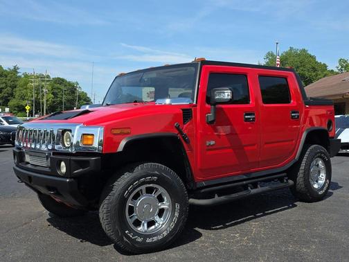 Victory Red 2007 Hummer H2 SUT