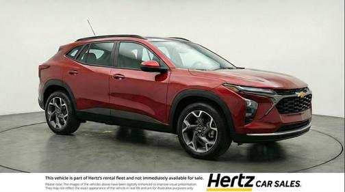 Crimson Metallic 2025 Chevrolet Trax LT
