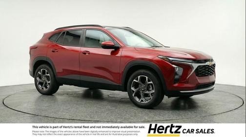 Crimson Metallic 2025 Chevrolet Trax LT