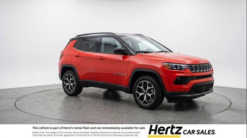 Red Hot Pearlcoat 2025 Jeep Compass Limited