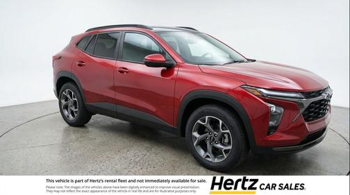 Crimson Metallic 2025 Chevrolet Trax LT