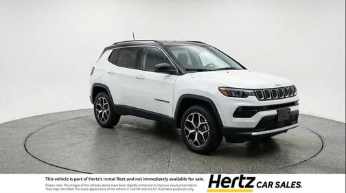 Bright White Clearcoat 2025 Jeep Compass Limited