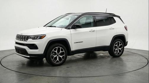Bright White Clearcoat 2025 Jeep Compass Limited