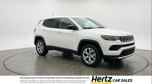 Bright White Clearcoat 2025 Jeep Compass Latitude