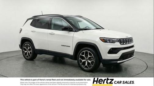 Bright White Clearcoat 2025 Jeep Compass Limited