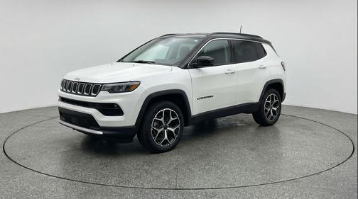Bright White Clearcoat 2025 Jeep Compass Limited