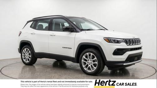 Bright White Clearcoat 2025 Jeep Compass Limited