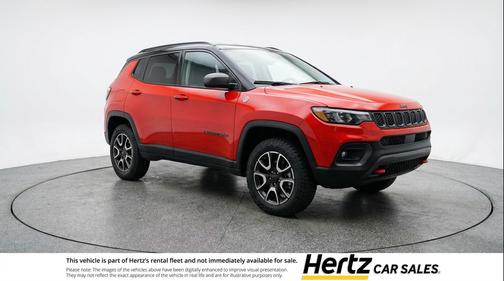 Red Hot Pearlcoat 2025 Jeep Compass Trailhawk