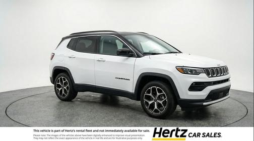 Bright White Clearcoat 2025 Jeep Compass Limited