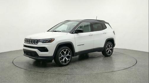 Bright White Clearcoat 2025 Jeep Compass Limited