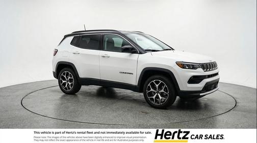 Bright White Clearcoat 2025 Jeep Compass Limited
