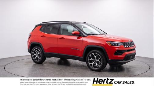 Red Hot Pearlcoat 2025 Jeep Compass Limited