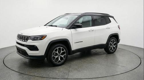 Bright White Clearcoat 2025 Jeep Compass Limited
