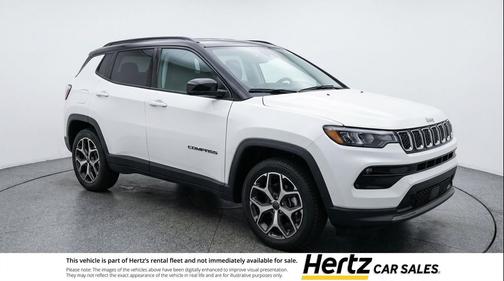 Bright White Clearcoat 2025 Jeep Compass Limited