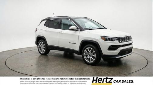 Bright White Clearcoat 2025 Jeep Compass Limited
