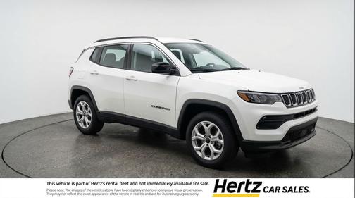 White 2025 Jeep Compass Latitude