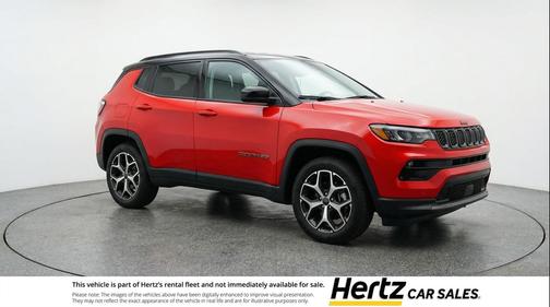Red Hot Pearlcoat 2025 Jeep Compass Limited