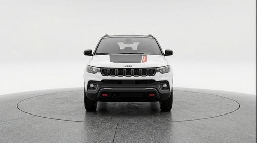 Bright White Clearcoat 2025 Jeep Compass Trailhawk
