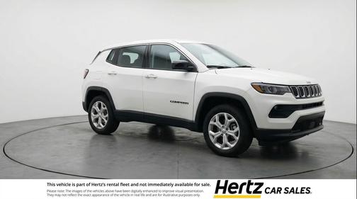 Bright White Clearcoat 2025 Jeep Compass Latitude