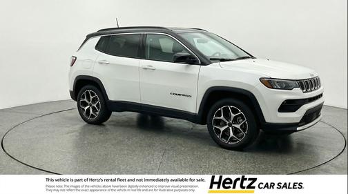 Bright White Clearcoat 2025 Jeep Compass Limited