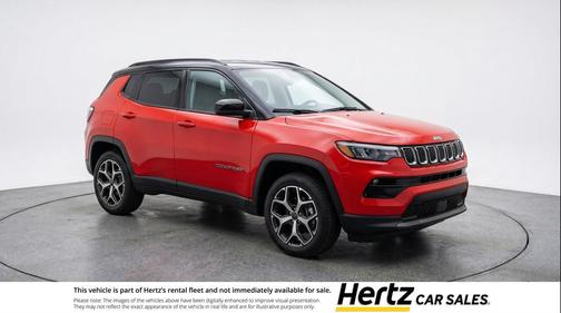 Red Hot Pearlcoat 2025 Jeep Compass Limited