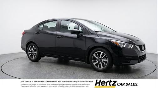 Super Black 2025 Nissan Versa 1.6 SV