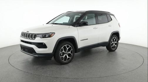 Bright White Clearcoat 2025 Jeep Compass Limited
