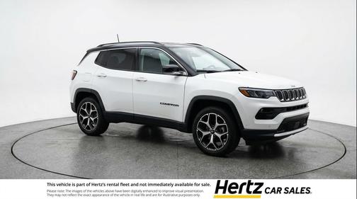Bright White Clearcoat 2025 Jeep Compass Limited