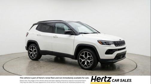 Bright White Clearcoat 2025 Jeep Compass Limited