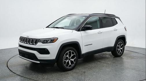 Bright White Clearcoat 2025 Jeep Compass Limited