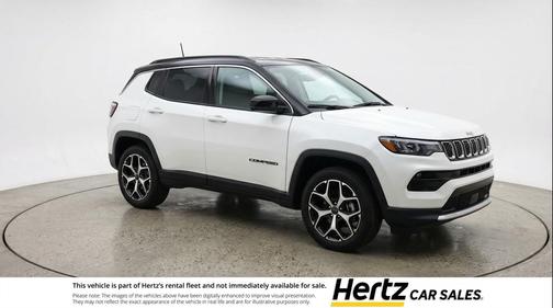Bright White Clearcoat 2025 Jeep Compass Limited