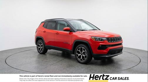 Red Hot Pearlcoat 2025 Jeep Compass Limited
