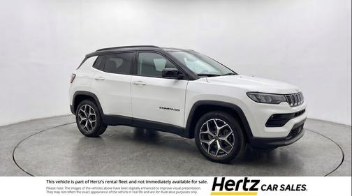 Bright White Clearcoat 2025 Jeep Compass Limited