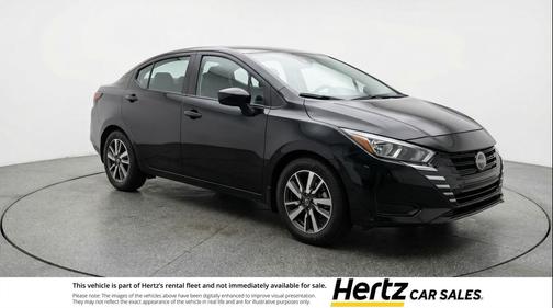Super Black 2025 Nissan Versa 1.6 SV