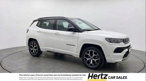 Bright White Clearcoat 2025 Jeep Compass Limited