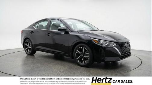 Super Black 2025 Nissan Sentra SV