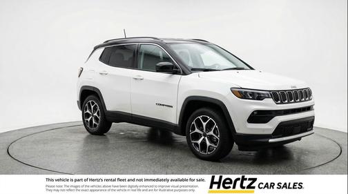 Bright White Clearcoat 2025 Jeep Compass Limited