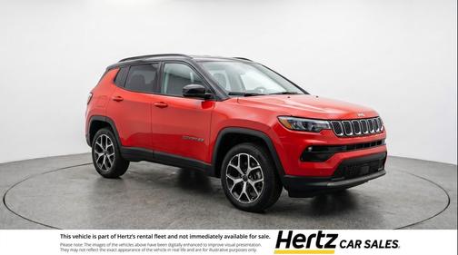 Red Hot Pearlcoat 2025 Jeep Compass Limited