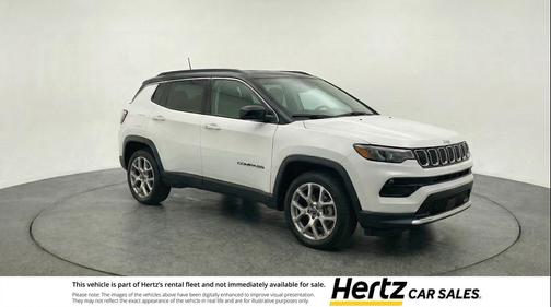 Bright White Clearcoat 2025 Jeep Compass Limited