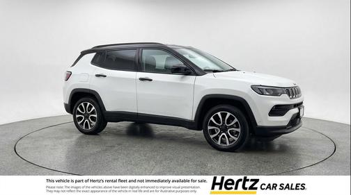 Bright White Clearcoat 2025 Jeep Compass Trailhawk