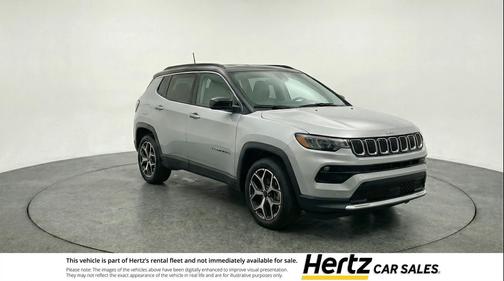 Silver Zynith Metallic Clearcoat 2025 Jeep Compass Limited
