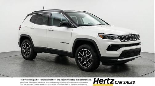 Bright White Clearcoat 2025 Jeep Compass Trailhawk