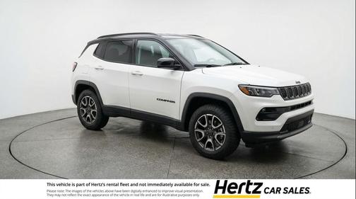 Bright White Clearcoat 2025 Jeep Compass Trailhawk