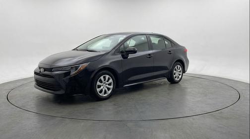 Midnight Black Metallic 2025 Toyota Corolla LE