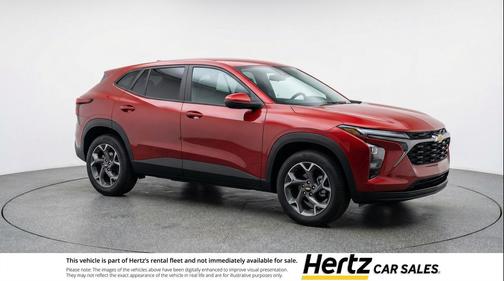 Crimson Metallic 2025 Chevrolet Trax LT