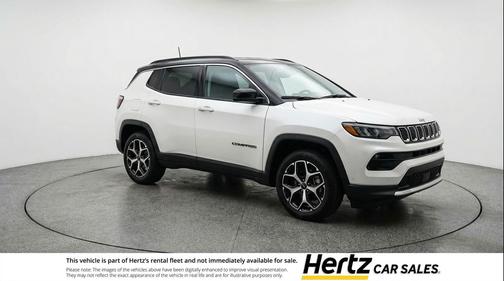 Bright White Clearcoat 2025 Jeep Compass Limited